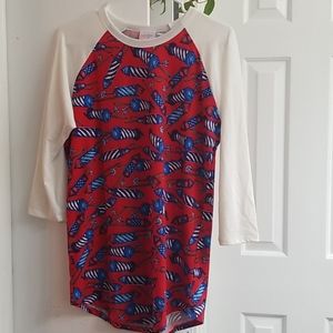 Lularoe firecracker shirt